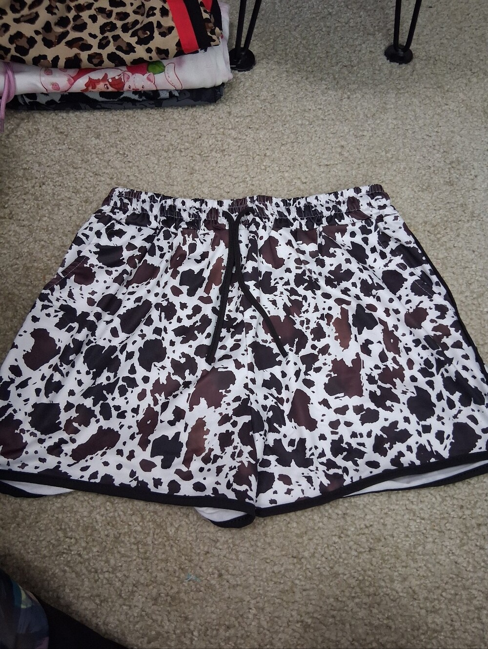 Women's unbranded animal print shorts